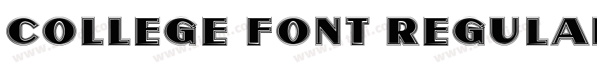 College Font Regular字体转换